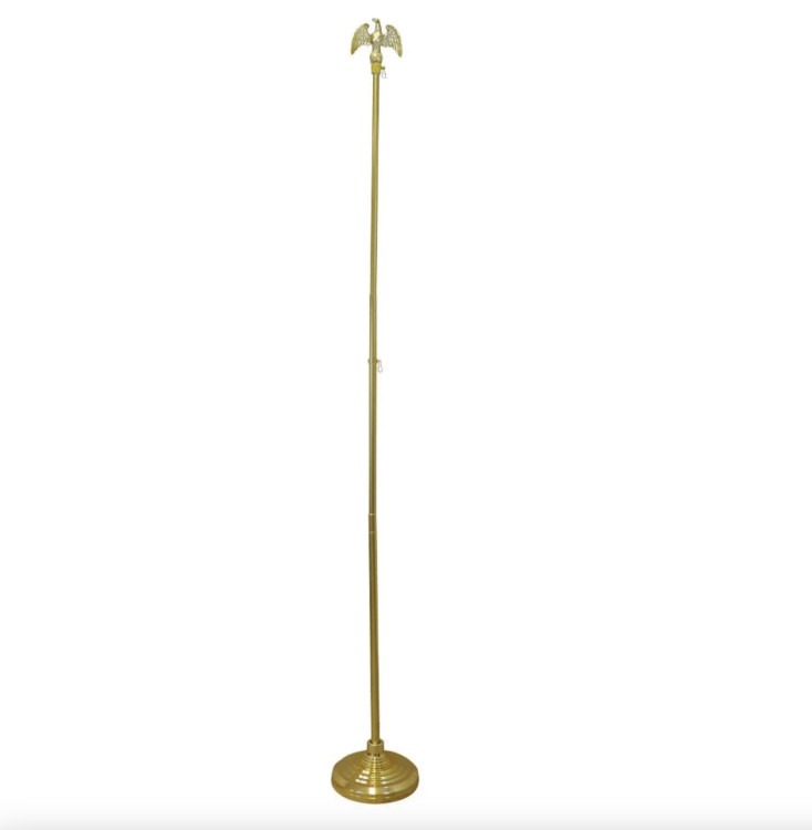 gold flag pole